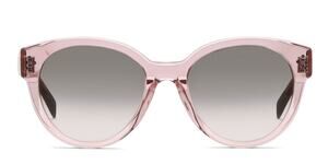 Celine CL40169I Audrey Pink Transparent Frame Gradient Round Sunglasses